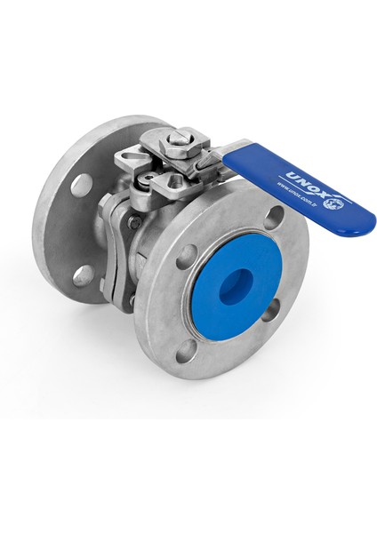 Iki Parçalı Tepe Flanşlı Paslanmaz Flanşlı Küresel Vana