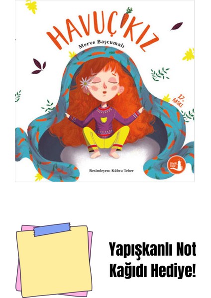 Havuç Kız + Yapışkanlı Not Kağıdı