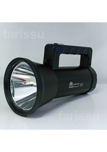 Gold Kama GK6697 Uzun Menzilli LED Şarj Edilebilir Projektör El Feneri 10W fiyatları