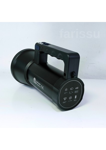 Gold Kama GK6697 Uzun Menzilli LED Şarj Edilebilir Projektör El Feneri 10W