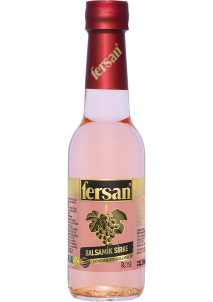 Balsamik Sirke Condimento Rose Cam 250 ml x 12 Adet