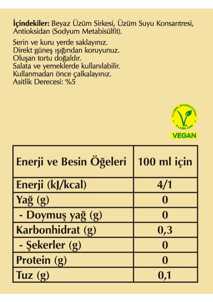 Balsamik Sirke Condimento Bianco 250 ml x 12 Adet modelleri