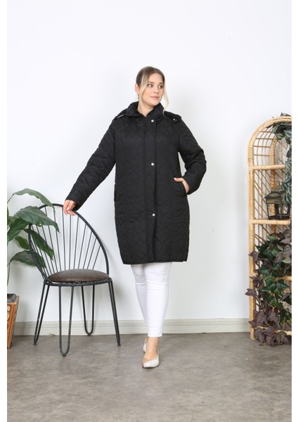 Su Itici Mont, Büyük Beden Mont, Kapitone, Içi Tüylü Mont, Kışlık Kaban, Kapüşonlu Mont,