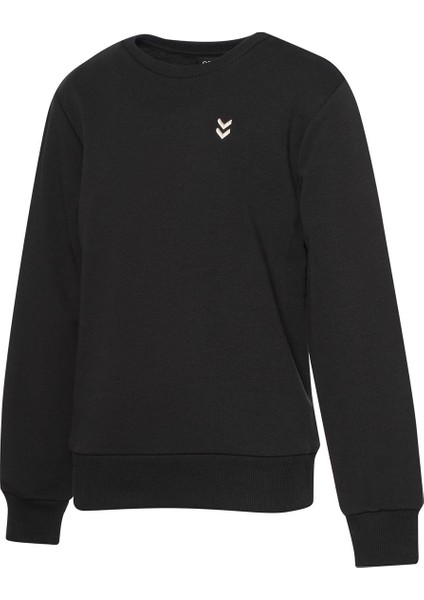 Pulse Kız Çocuk Siyah Bisiklet Yaka Sweatshirt