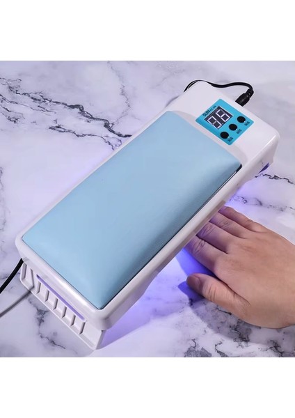 Kalıcı Oje Jel Tırnak Kurutucu 3 Mod Zaman Ayarlı 24 Uv LED -El Yastığı Destekli- H01