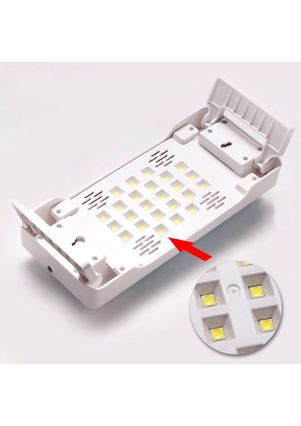 Kalıcı Oje Jel Tırnak Kurutucu 3 Mod Zaman Ayarlı 24 Uv LED -El Yastığı Destekli- H01 modelleri