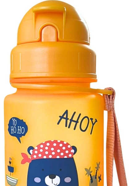 Cute Bear Baskılı Korsan Temalı 400 ml Suluk / Matara fiyatları