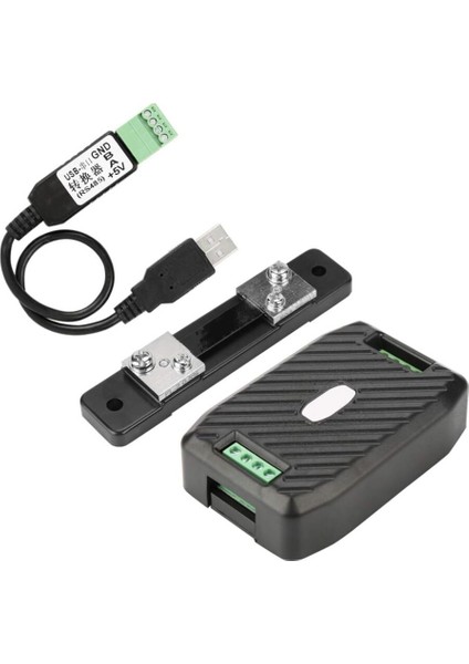 PZEM-017 0-300V 50A Dc Güç Iletişim Modülü + 50A Şönt + USB-RS485