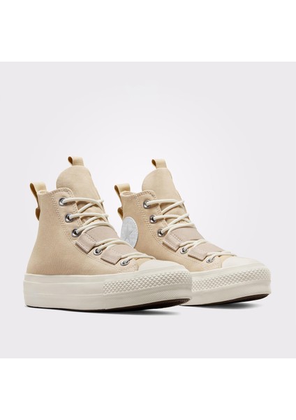 Chuck Taylor All Star Lift Platform Kadın Bej Sneaker modelleri