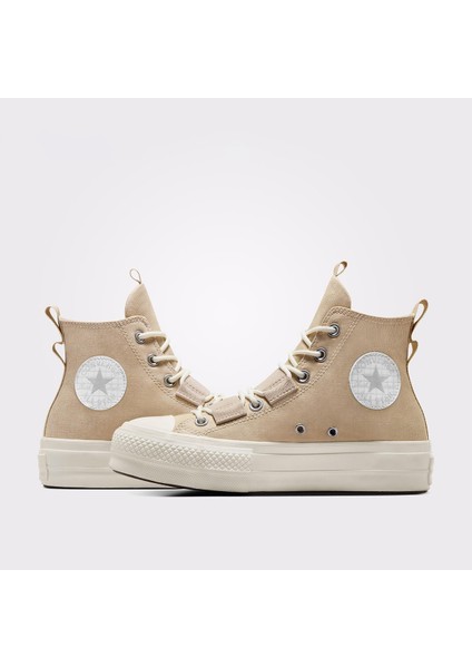 Chuck Taylor All Star Lift Platform Kadın Bej Sneaker indirimleri