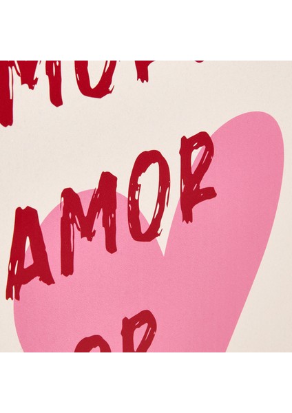 Deco Bold Hearts Duvar Panosu - Kırmızı / Pembe - 30X40 cm modelleri