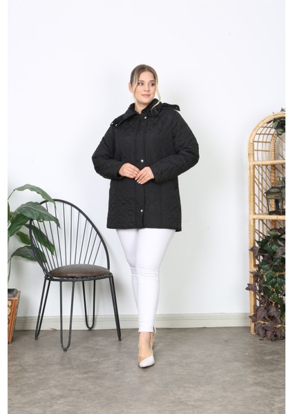 Su Itici Mont, Kapitone, Büyük Beden, Kapüşonlu, Içi Yumuşak Kürklü, Kışlık Mont modelleri