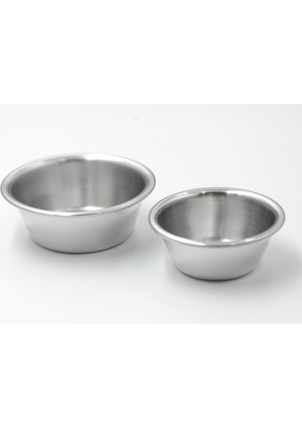 Özbir Çelik Sosluk 6 cm 304 Kalite Paslanmaz Çelik 6 Adet