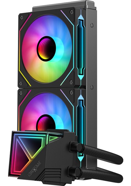 Lugis JDC240 Argb 240MM Sıvı Işlemci Soğutucu Am5 ve LGA1700 Uyumlu modelleri