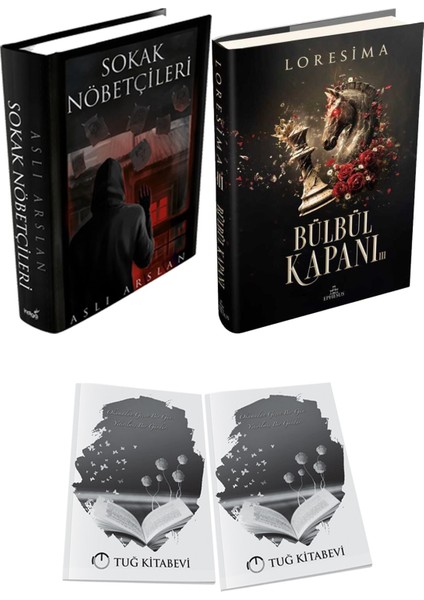 Bülbül Kapanı 3 Ciltli ve Sokak Nöbetçileri 1 Ciltli Aslı Arslan 2li Set + Hediyeli