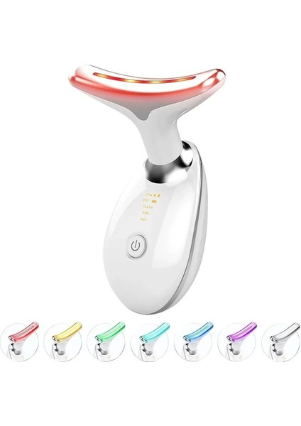 Boyun ve Yüz Ems Güzellik Cihazı ( Gıdık,sarkma ve Cihaz ) Elektronik Beyaz