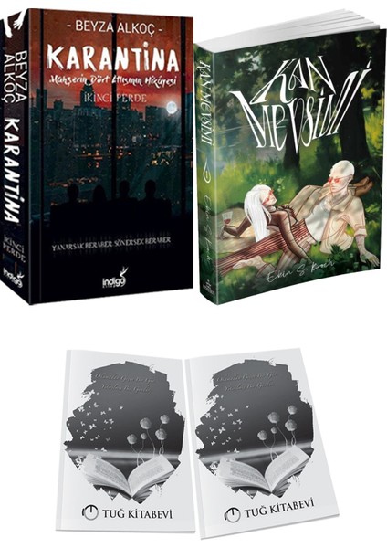 Kan Mevsimi ve Karantina 2 Beyza Alkoç 2li Set + Hediyeli