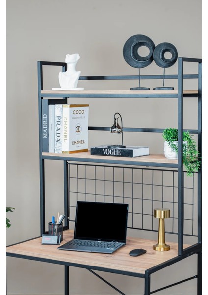 Nordic Style Çalışma Masası Kitaplıklı Çok Amaçlı Organizer modelleri