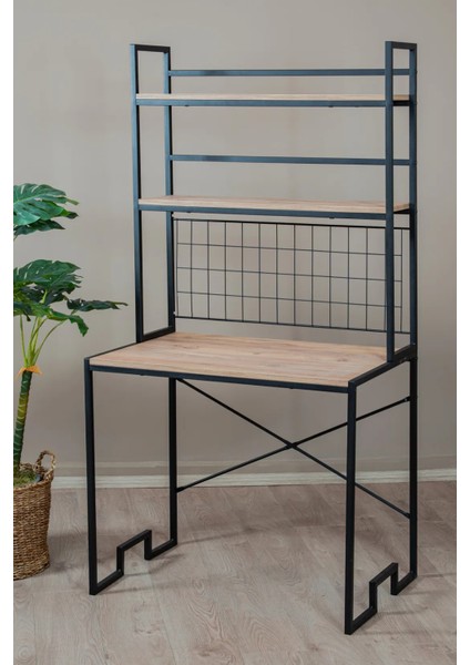 Nordic Style Çalışma Masası Kitaplıklı Çok Amaçlı Organizer