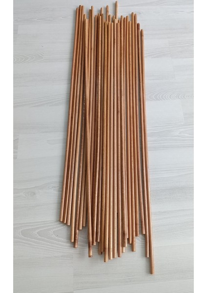 Cilalı Kayın Kavela Çubuk 10 mm 90 cm 10 Adet Çubuk