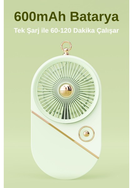 Taşınabililir Mini USB Şarjlı 3 Kademeli El Vantilatör Fan Soğutucu YS2528 fırsatları