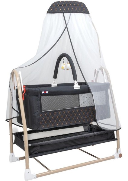 Royal Anne Yanı Beşik Tüllü Sepet Beşik Sallanabilir Bebek Beşiği Anne Yanı Beşik modelleri