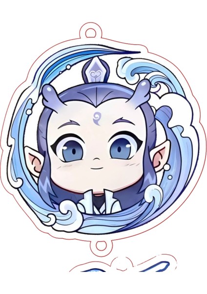 Nezha Karikatür Anahtarlık (Yurt Dışından)