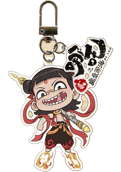 Nezha Karikatür Anahtarlık (Yurt Dışından)