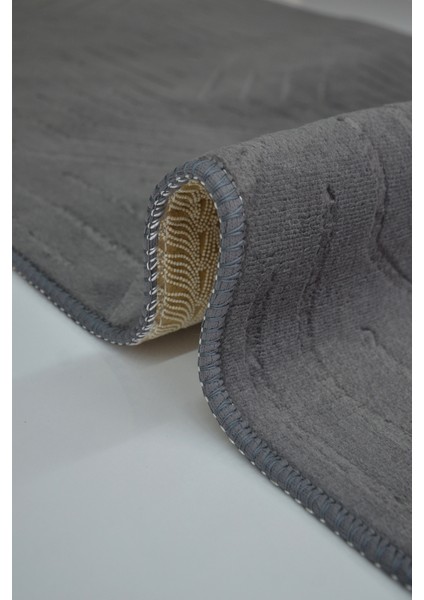 Kaymaz Tabanlı Kesme Kabartmalı Salon Koridor Mutfak HALISI5025A Antrasit fırsatları