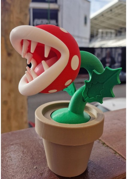 Pirana Çiçeği Figür Mario Bros