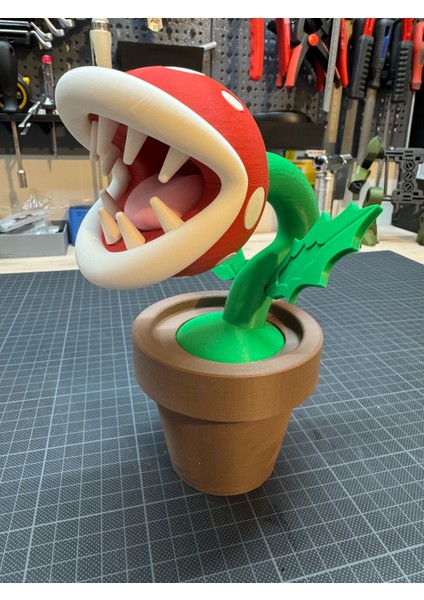 Pirana Çiçeği Figür Mario Bros