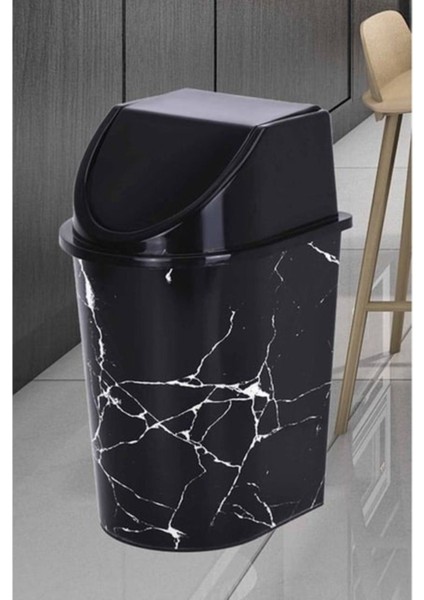 Dekoratif Mermer Görünümlü Çöp Kovası – Estetik ve Fonksiyonel fiyatları