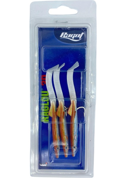 Raglou 3D Silikon Balık Ayu 65MM - 3lü