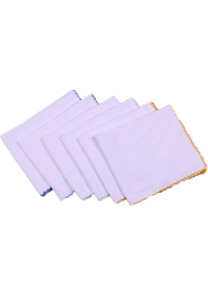 Sema Baby Penye Bebek Mendil Çiftkat 6'lı Paket - Renkli