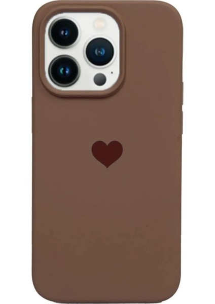 iPhone 12 / 12 Pro Uyumlu Içi Kadife Kalpli Premium Lansman Kılıflar