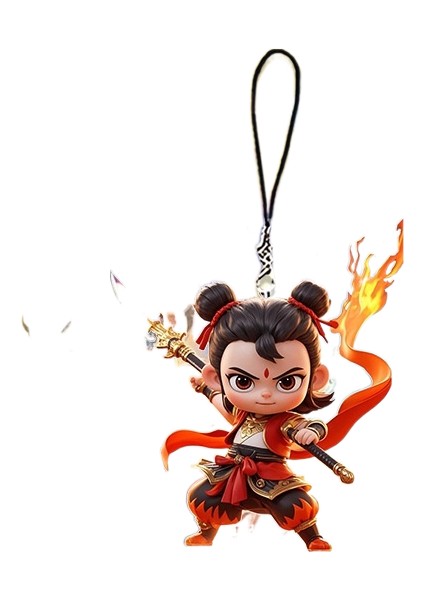 Nezha Karikatür Anahtarlık (Yurt Dışından)