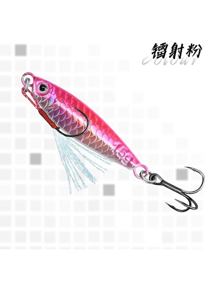 Balık Pulu Desen Yol Cazibesi Uzun Döküm Aşağı Yüzen Mavi Küçük Demir Plaka Payetler Cazibesi Deniz Balıkçılığı Sahte Yem Yol Cazibesi (Yurt Dışından)