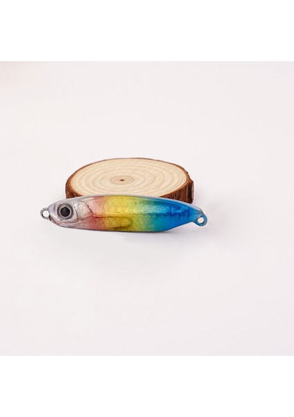 Balık Pulu Desen Yol Cazibesi Uzun Döküm Aşağı Yüzen Mavi Küçük Demir Plaka Payetler Cazibesi Deniz Balıkçılığı Sahte Yem Yol Cazibesi (Yurt Dışından)