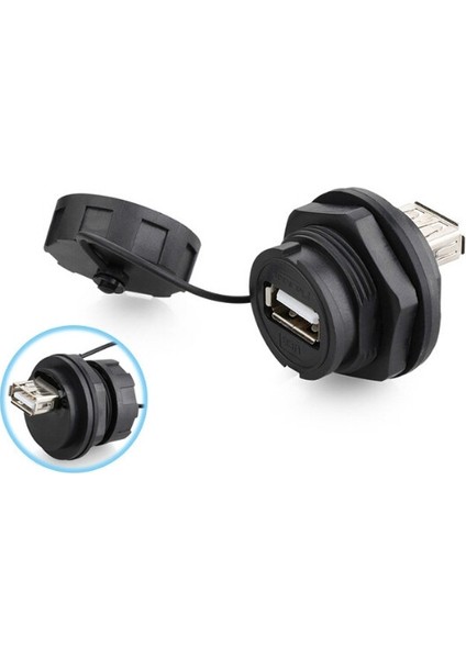 YU-USB2-JSX-01-001 Su Geçirmez USB Konnektör - Dişi