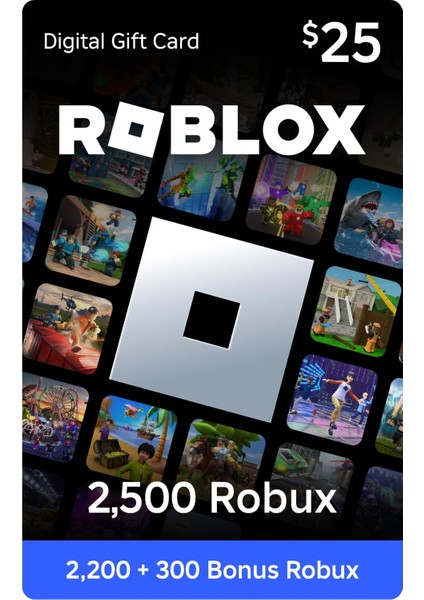 Gift Card 2500 Robux