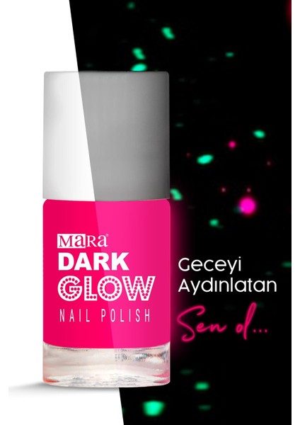 Dark Glow Oje Pembe 12 ml