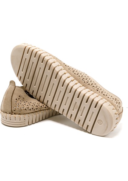 Kadın Babet 52H0 Frau Nabuk Sabbia