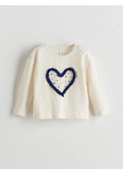 Lcw Baby Bej Bisiklet Yaka Çiçekli Kız Bebek Bluz ve Tayt 2'li fiyatları