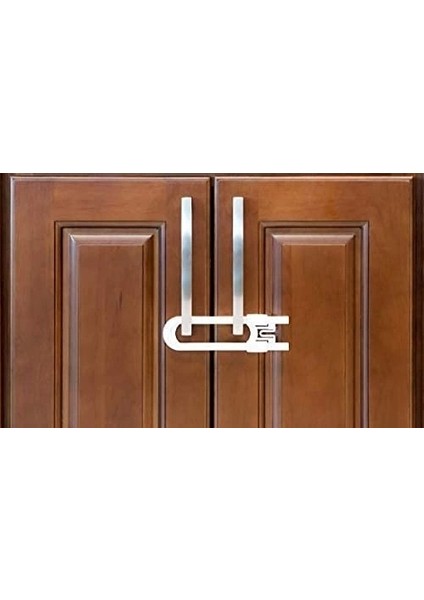 4 Adet Çocuk Koruma Kilidi - Slide Dolap Çekmece Kilidi Sürgülü Kilit modelleri