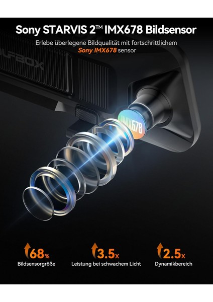 G900 Pro 4K + 2.5k Aynalı Araç Kamerası, Starvıs 2, Gps, 128GB Kart fiyatları