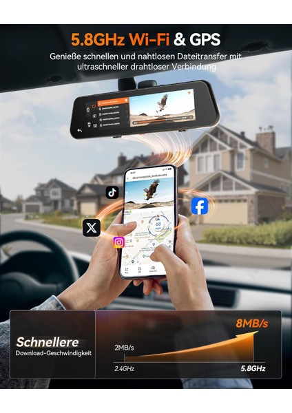 G900 Pro 4K + 2.5k Aynalı Araç Kamerası, Starvıs 2, Gps, 128GB Kart fırsatları