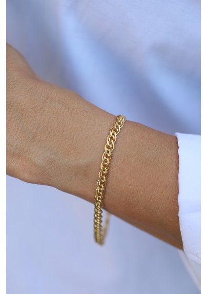 14 Ayar Altın Kuşgözü (6 Mm) Zincir Bileklik fiyatları