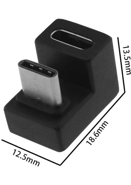 Type-C Dişi Erkek Dönüştürücü Soket - 180 Derece fiyatları