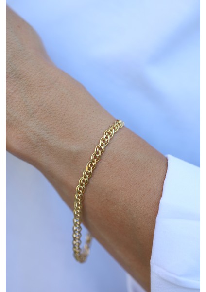 14 Ayar Altın Kuşgözü (6 Mm) Zincir Bileklik fırsatları