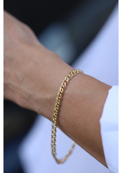 14 Ayar Altın Kuşgözü (6 Mm) Zincir Bileklik indirimleri
